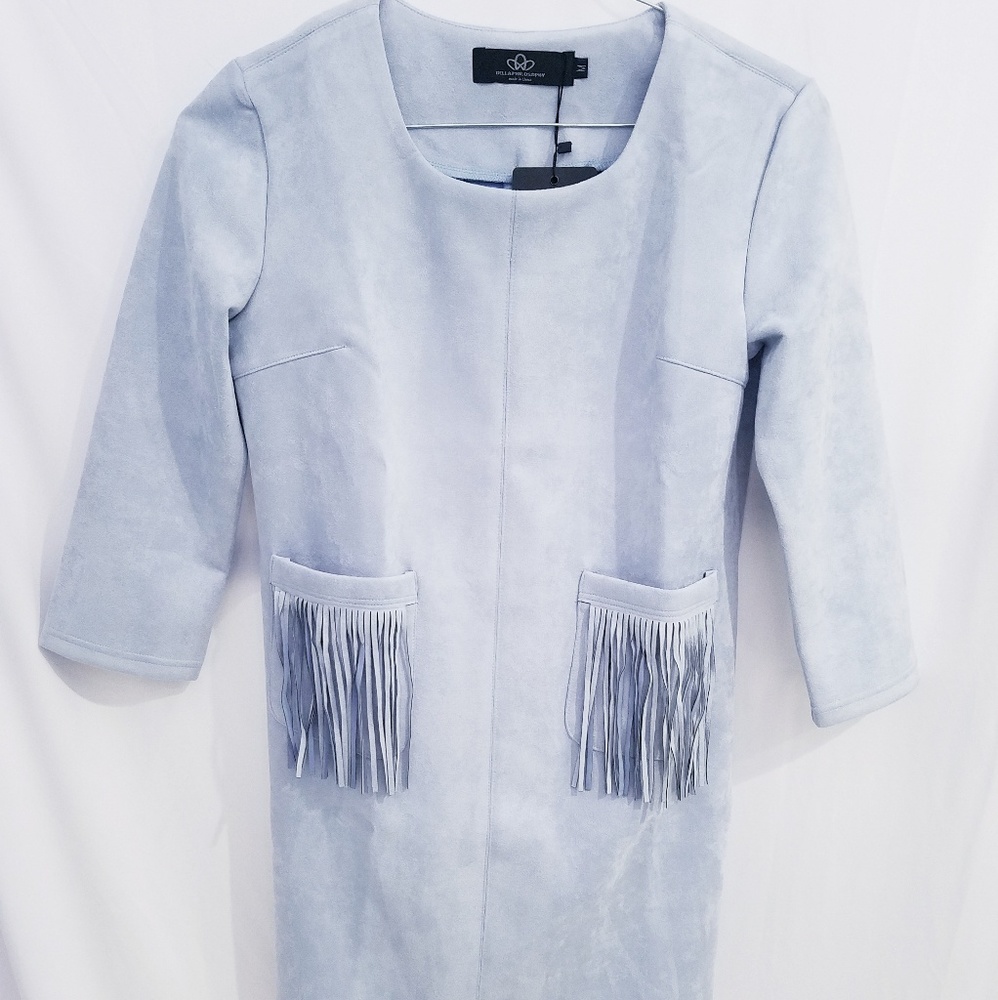 Bella Philosophy Fauz Suede Dress-Medium